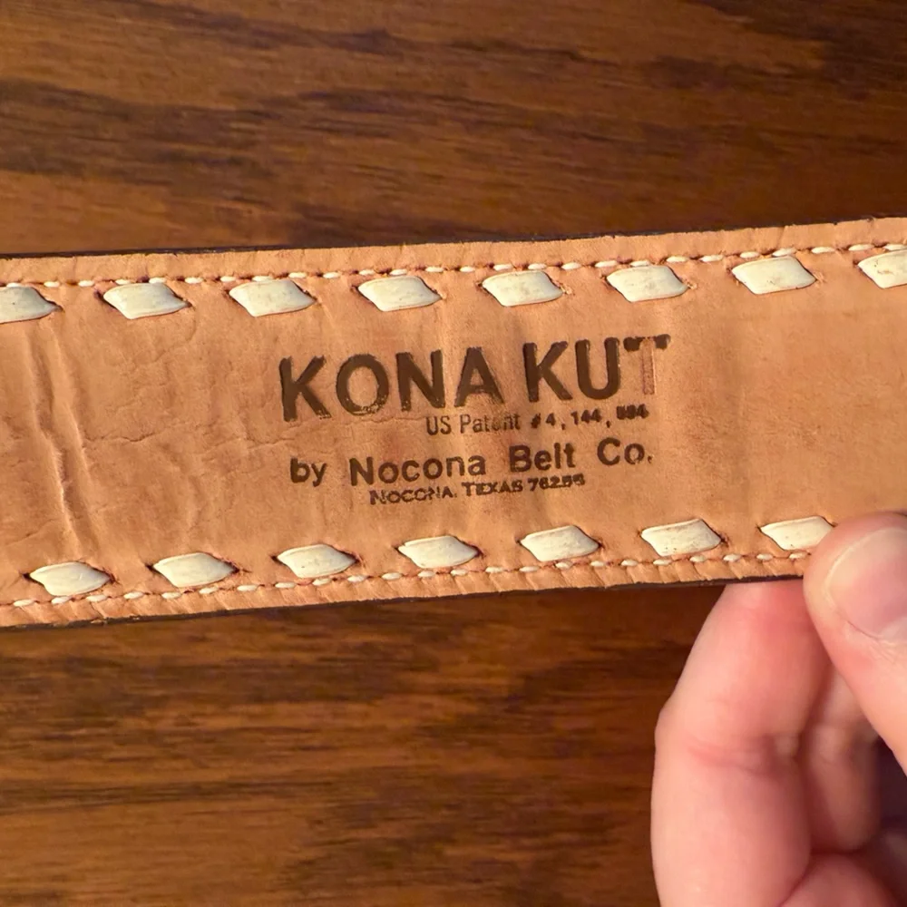 Tooled Leather Kid's Nocona Belt